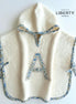 Poncho toalla Personalizado| Nomeolvides | Flores azul