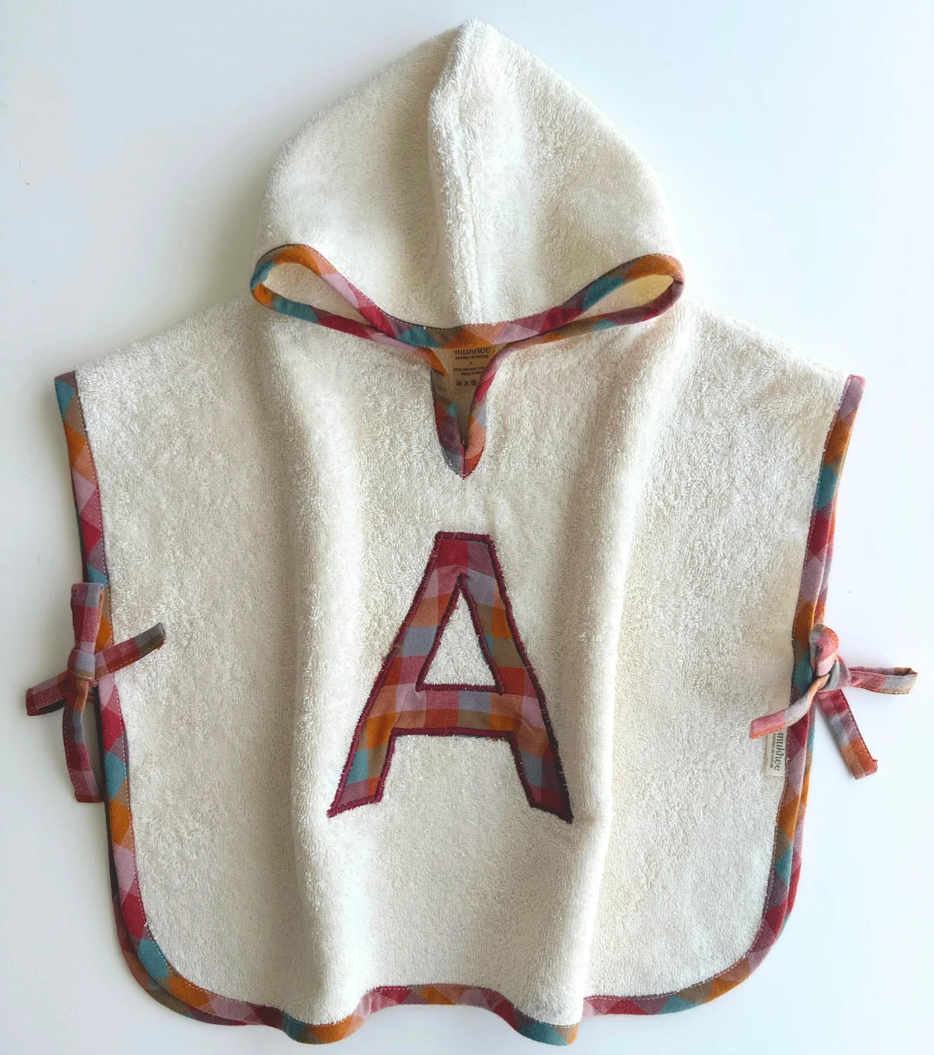 Poncho toalla Personalizado| Corteza | Cuadros