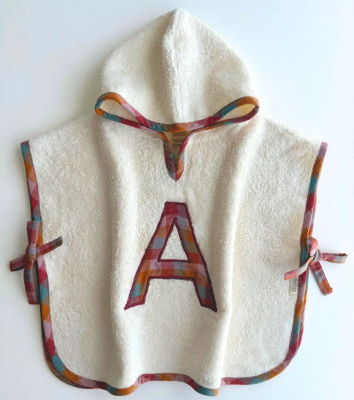 Poncho toalla Personalizado| Corteza | Cuadros