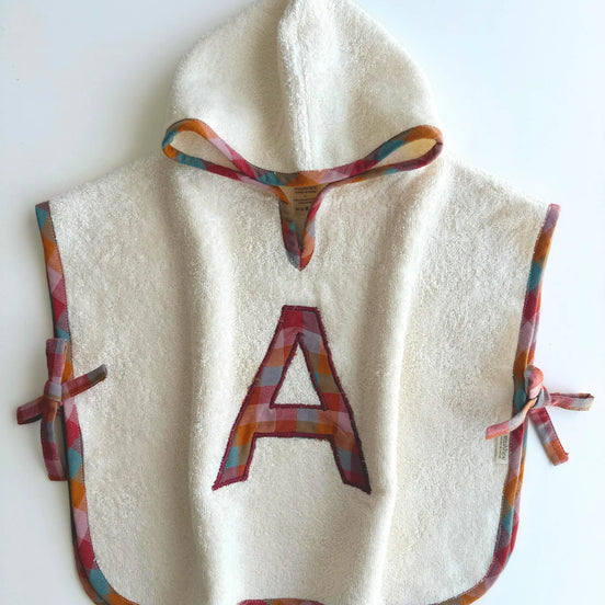 Poncho toalla Personalizado| Corteza | Cuadros