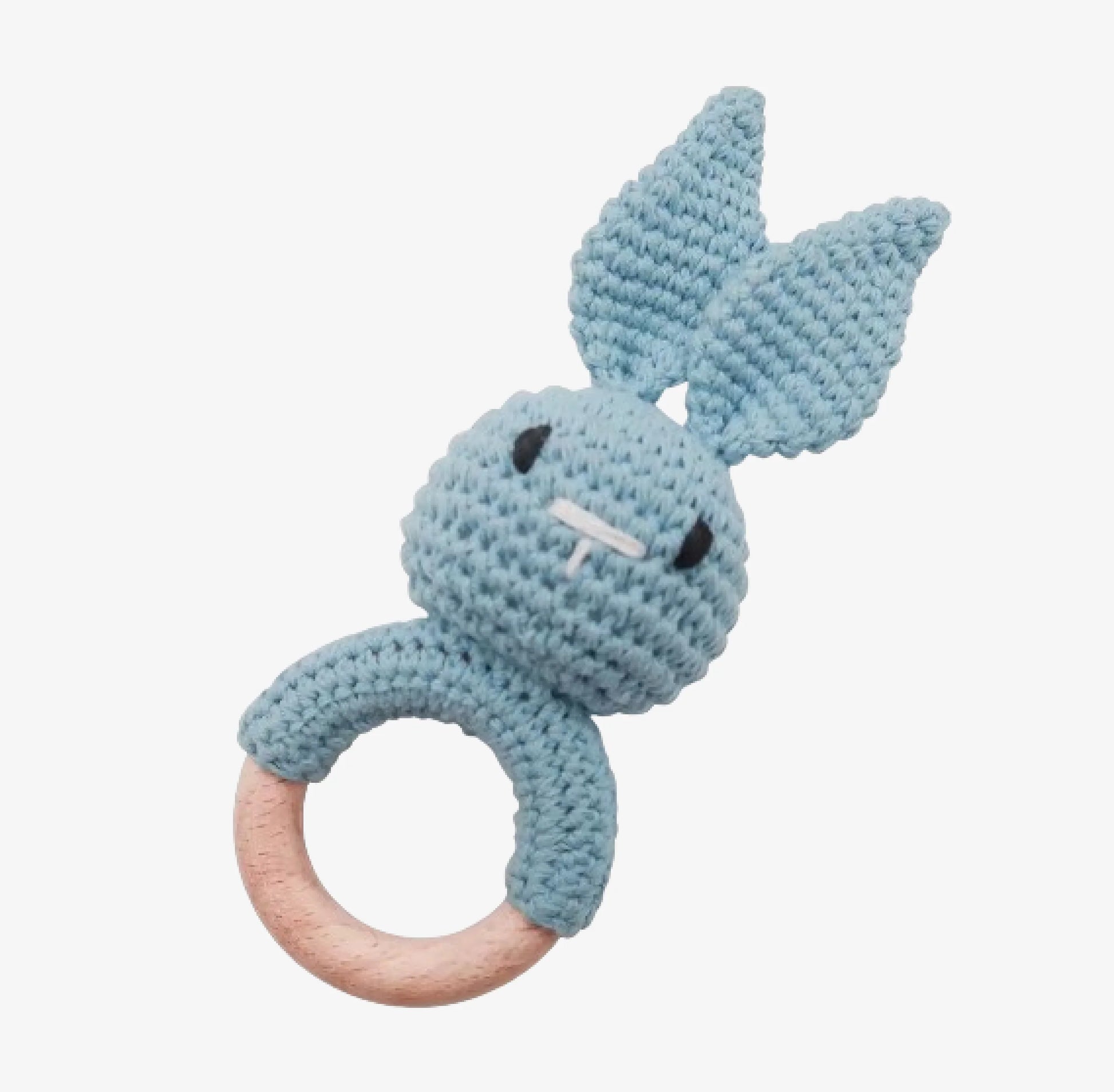 Sonajero conejo azul
