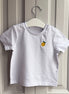 Camiseta blanca bordada