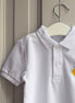 Polo blanco bordado