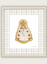 Lámina Virgen del Rocio – beige