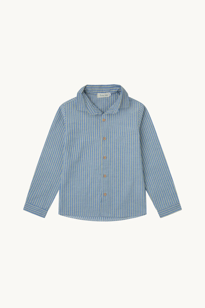 Camisa rayas azul y verde