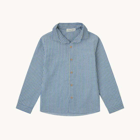 Camisa rayas azul y verde