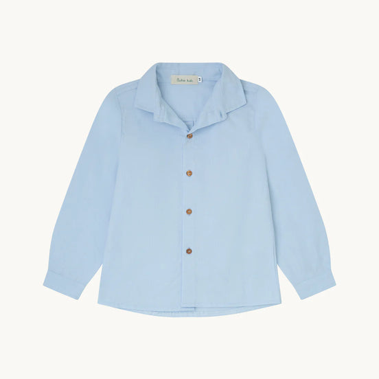 Camisa oxford celeste