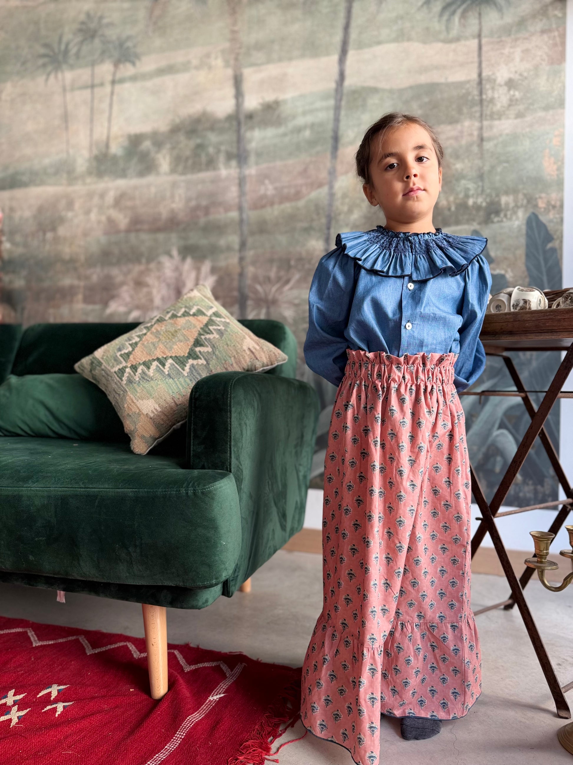 Falda midi Llanten