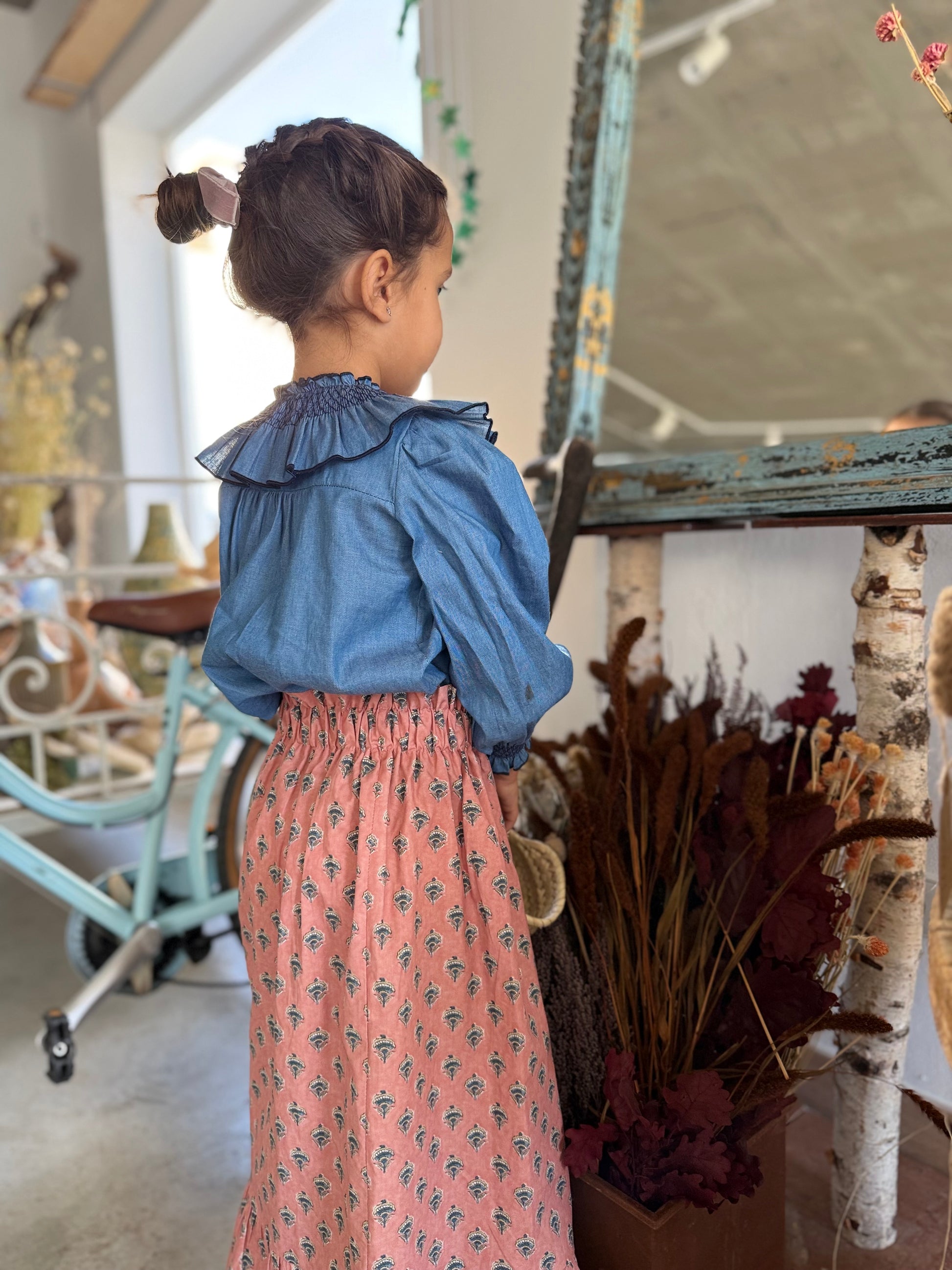 Falda midi Llanten