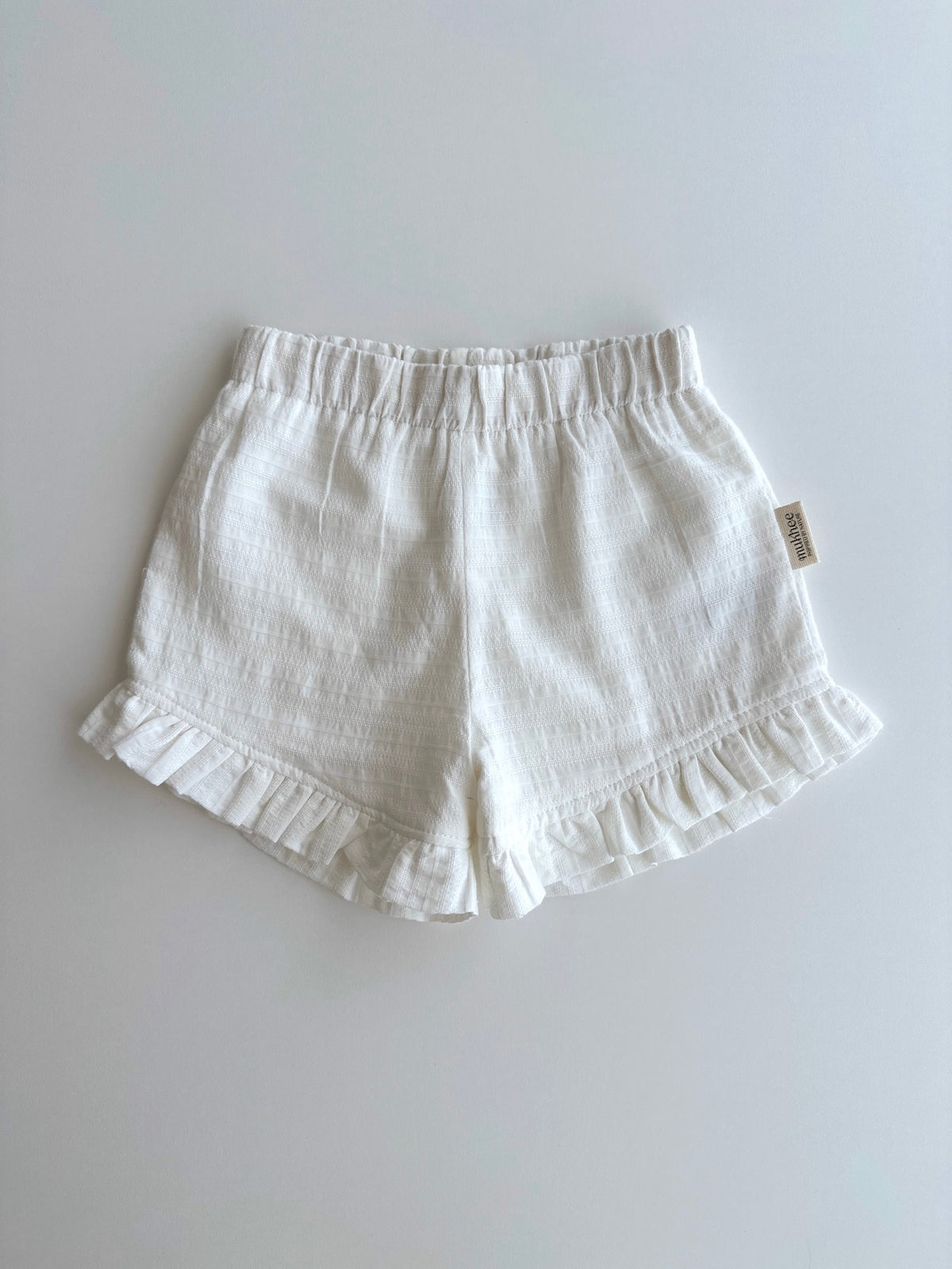 Short Volantes Vejer Blanco