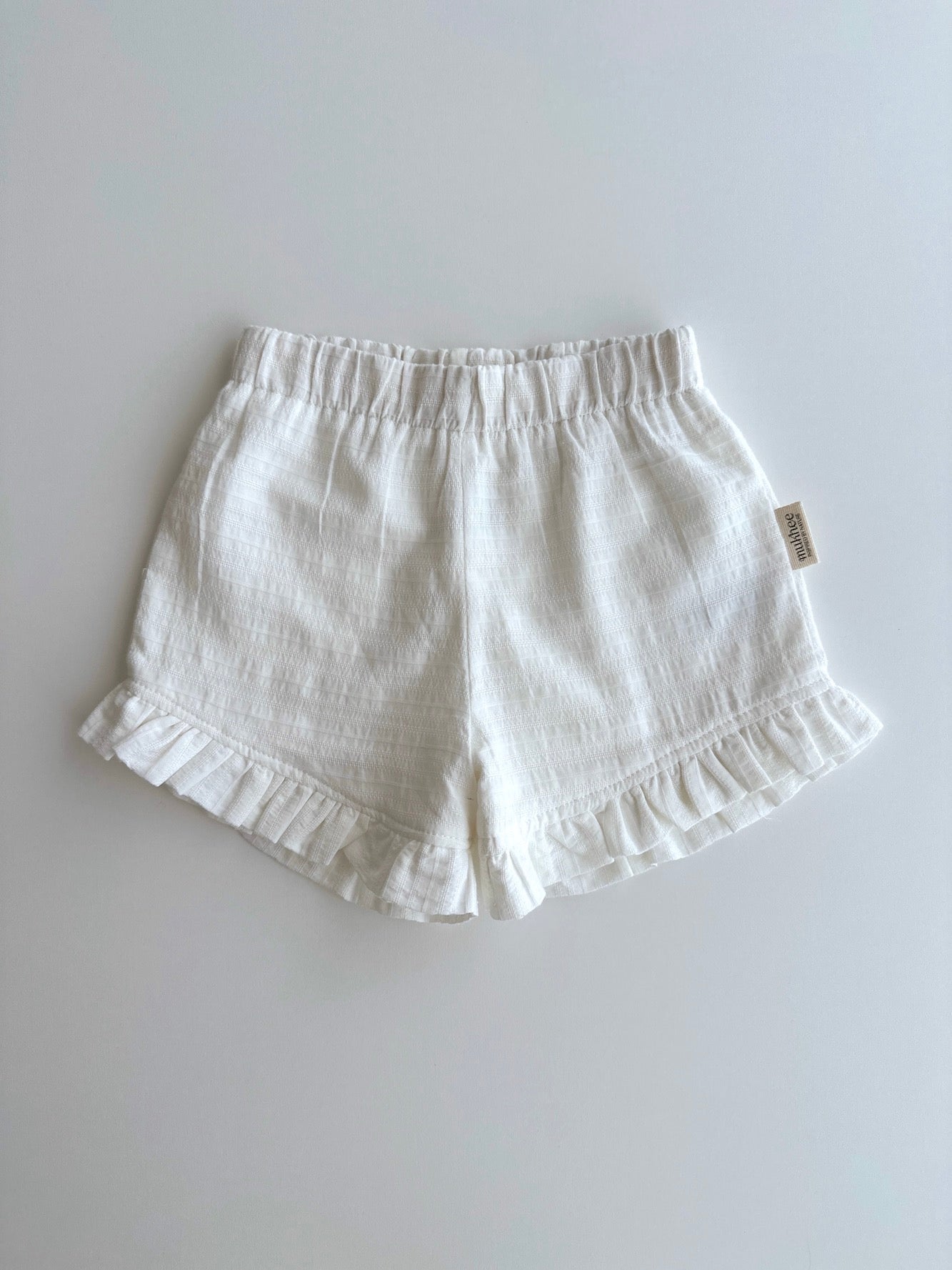 Short Volantes Vejer Blanco
