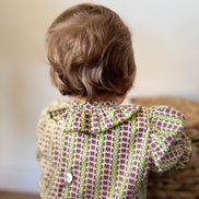 Blusa cuello volante Glicina