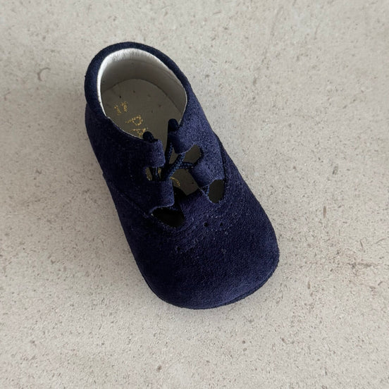 Inglesitos Nicolás serraje azul