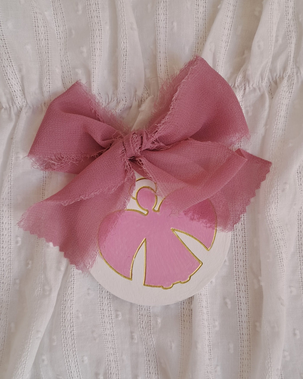 Medallón Angelito MC02 Rosa