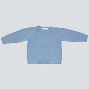 Jersey algodón azul tejano