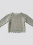 Jersey bebé algodón gris verdoso