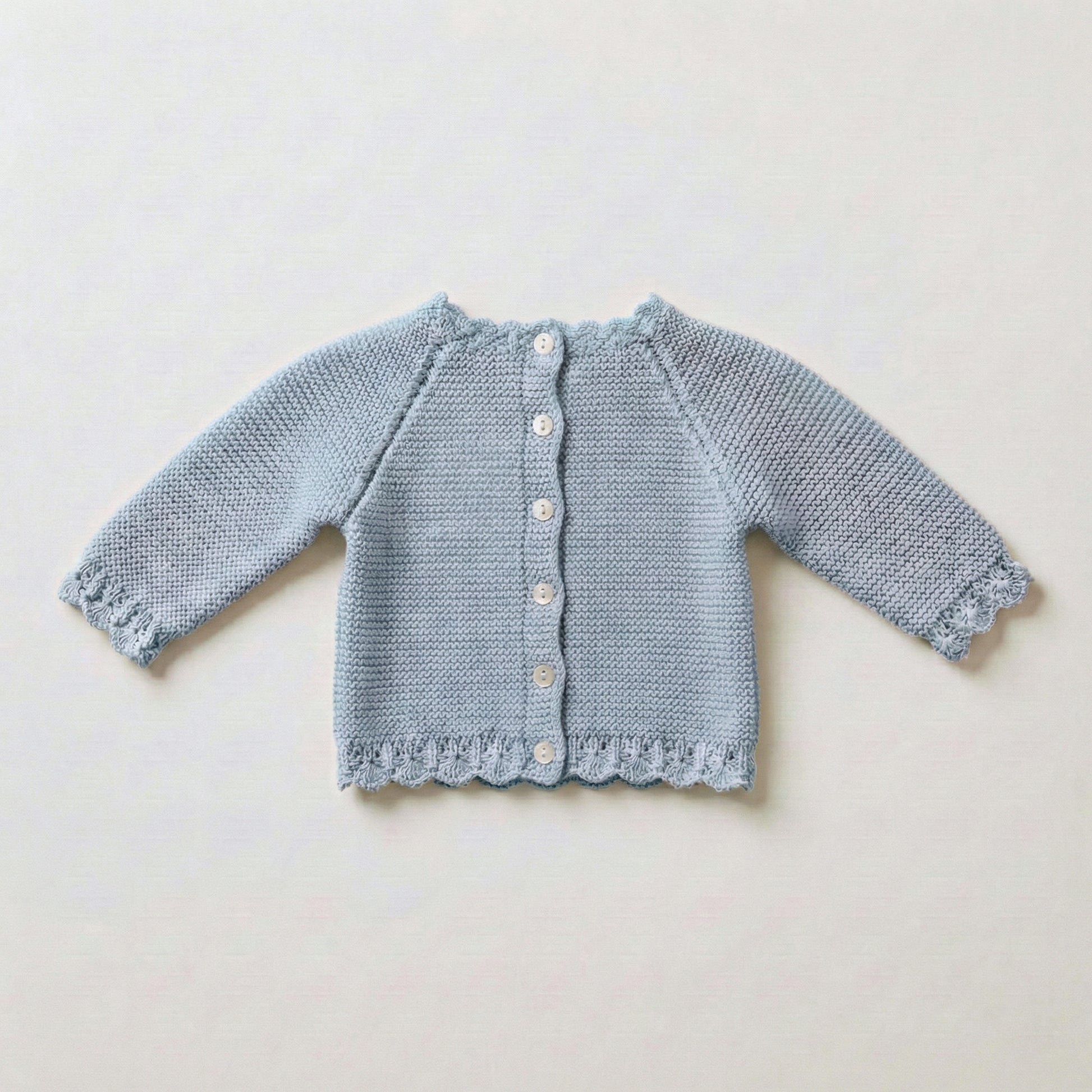 Jersey bebé algodón azul