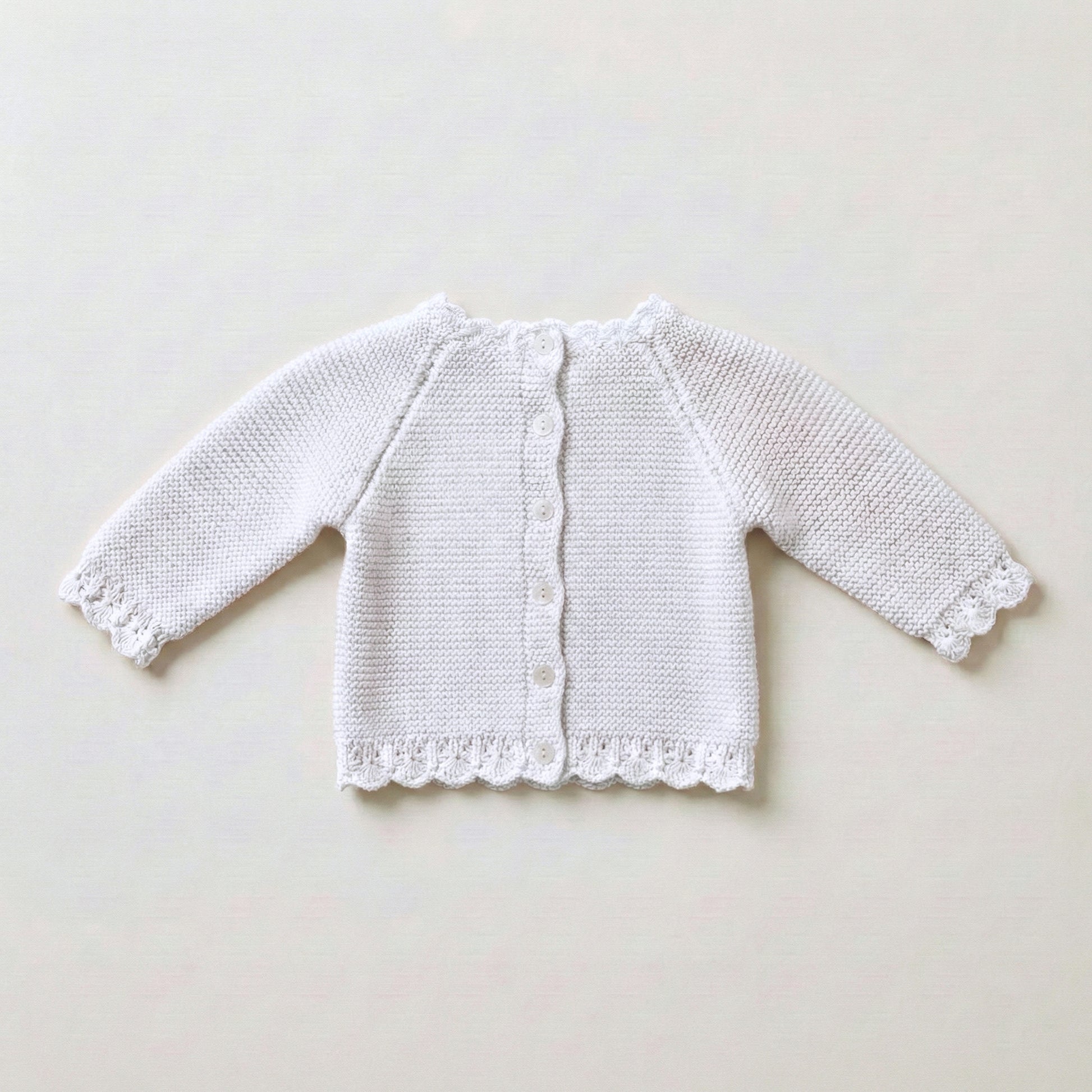 Jersey bebé algodón blanco