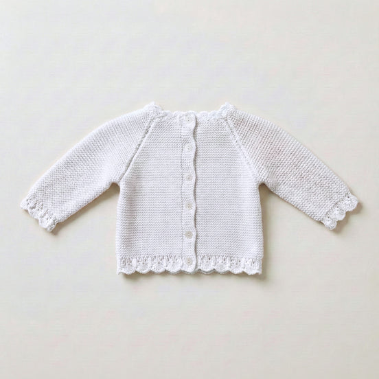 Jersey bebé algodón blanco