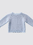Jersey bebé lana azul