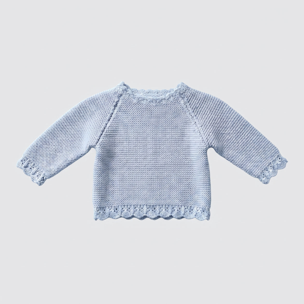 Jersey bebé lana azul