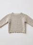 Jersey bebé algodón gris perla