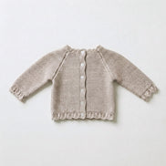 Jersey bebé algodón gris perla