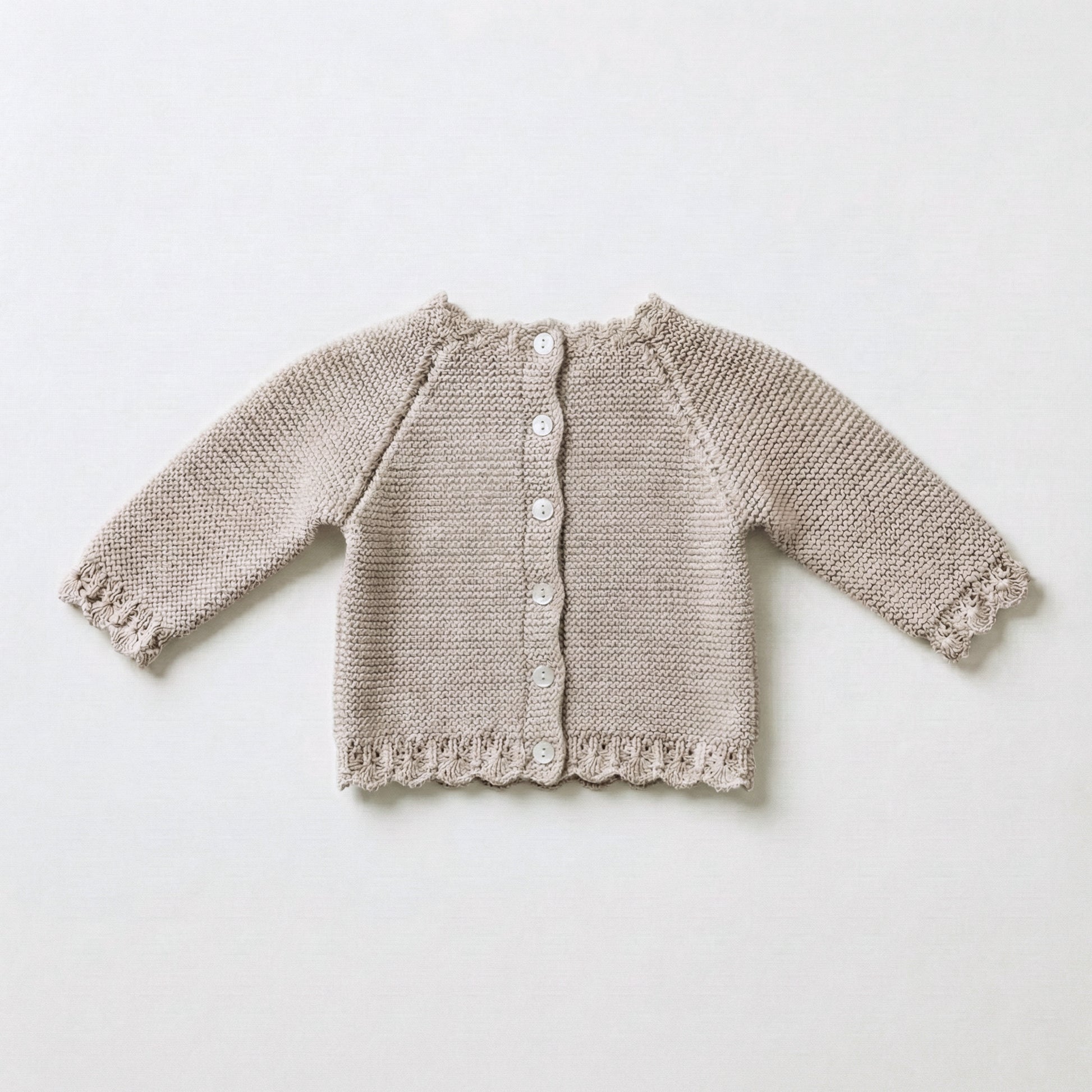 Jersey bebé algodón gris perla