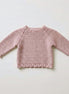 Jersey bebé algodón rosa empolvado