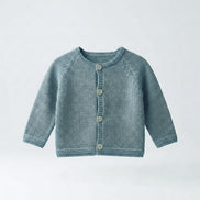Conjunto perlé azul piedra