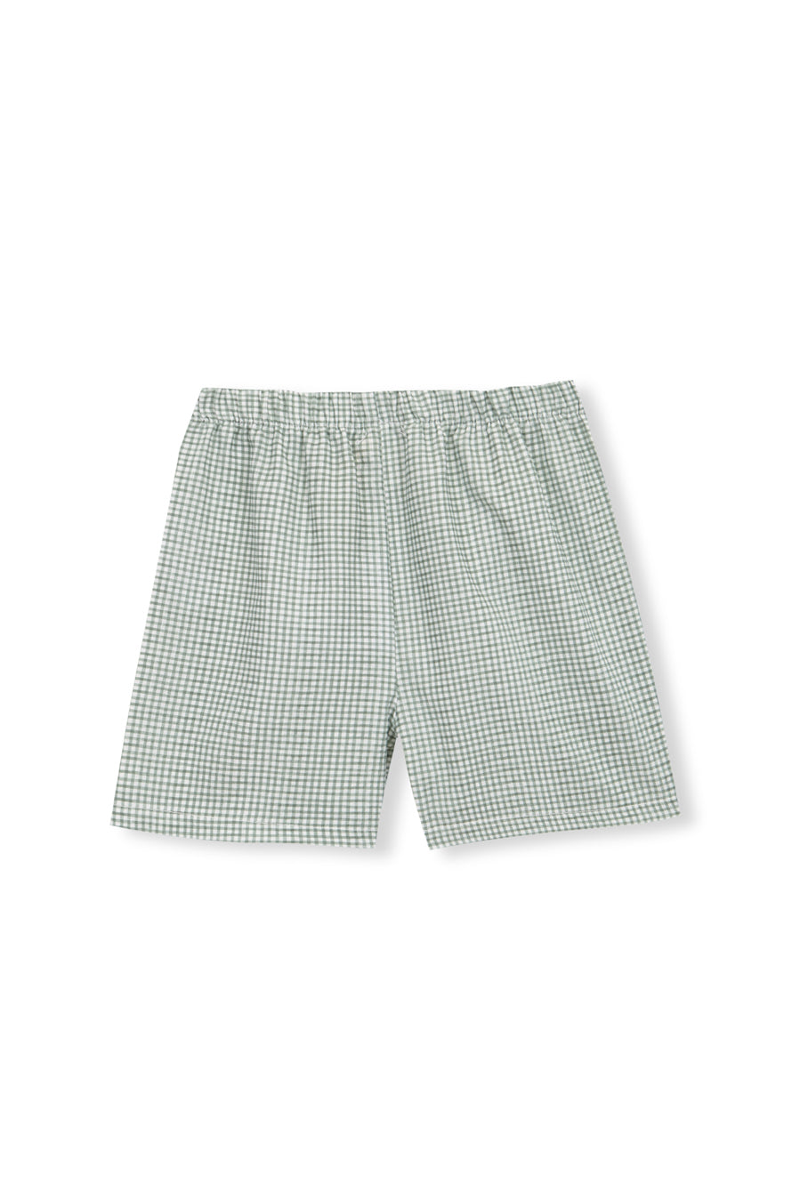 Pantalón Corto vichy verde