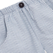 Pantalón Corto vichy azul