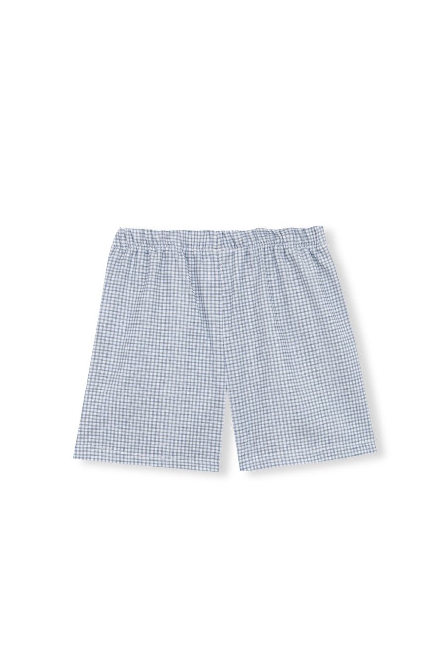 Pantalón Corto vichy azul