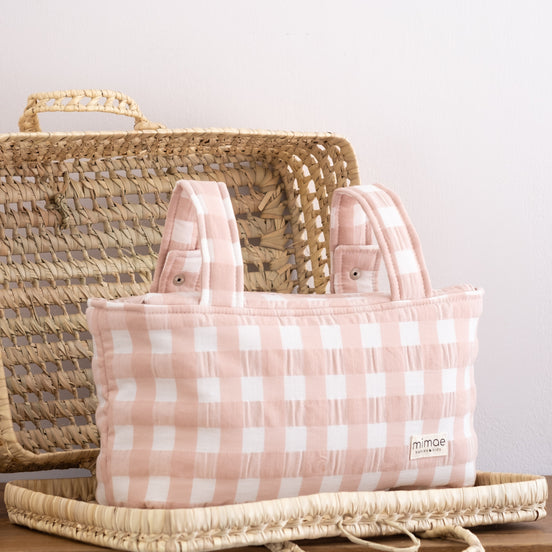 Bolso Mini Vichy Rosa
