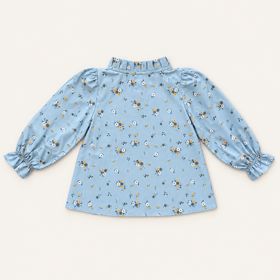 Blusa Inés Celeste