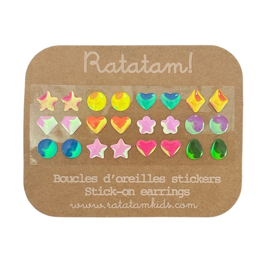 Pendientes pegatina