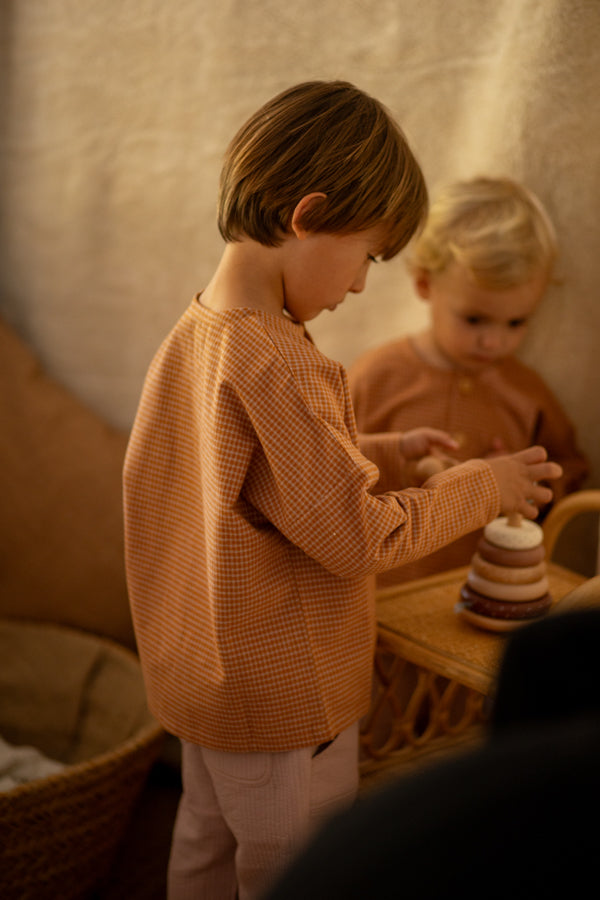 Camisa bolsillo | Raíz | Cuadros