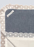 Manta reversible viyella azul