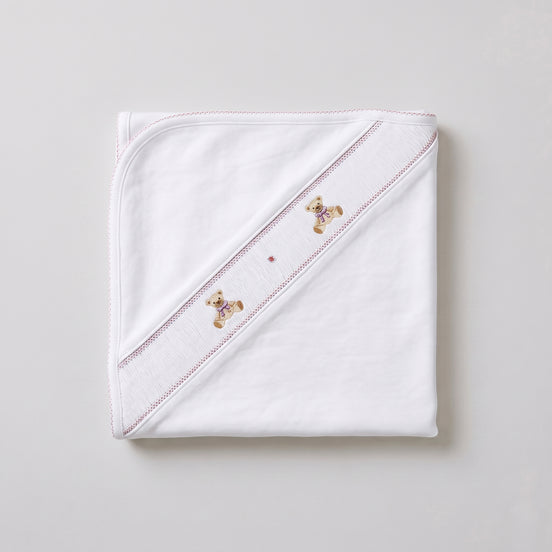 Manta smock ositos Rosa