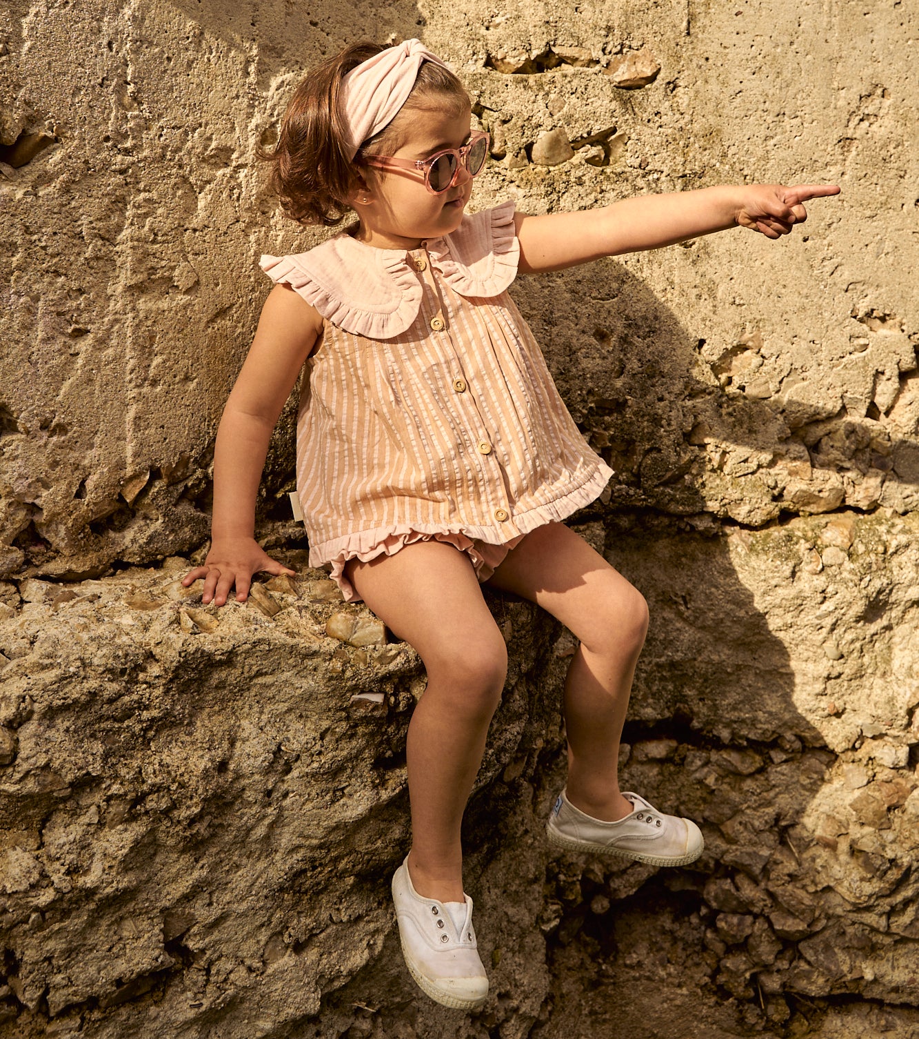 Blusa Jaretas Mahón Melocotón