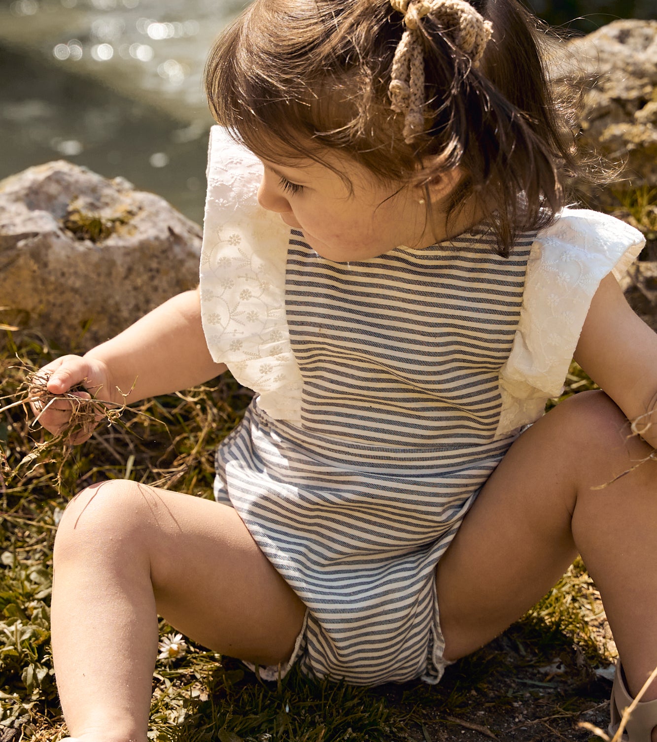 Ranita Volantes Balmaseda Rayas Denim