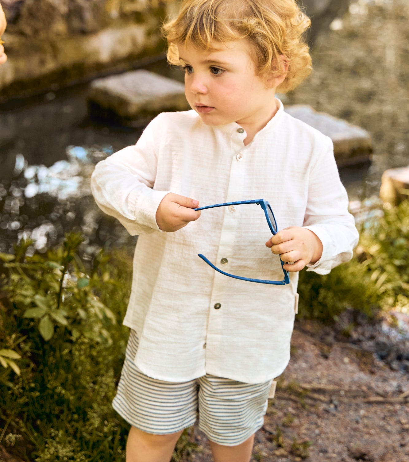 Bermuda Balmaseda Rayas Denim