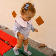 Pelele oxford tricolor