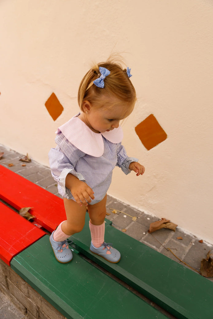 Pelele oxford tricolor