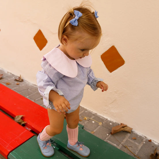Pelele oxford tricolor