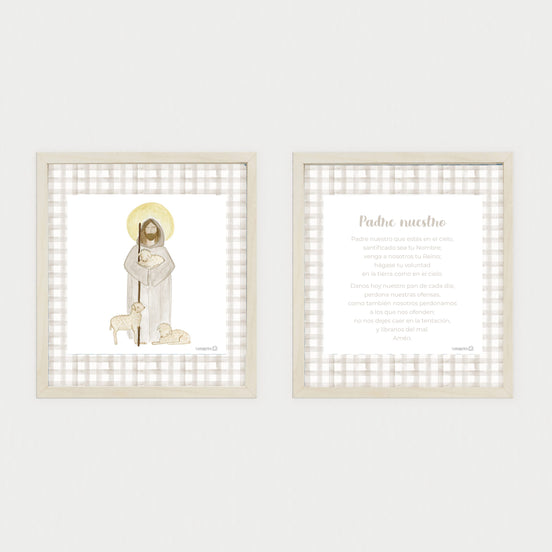 Oración Padre Nuestro - beige