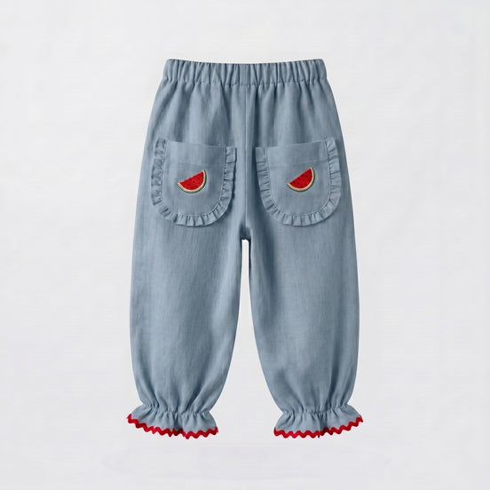 Pantalón azul sandías