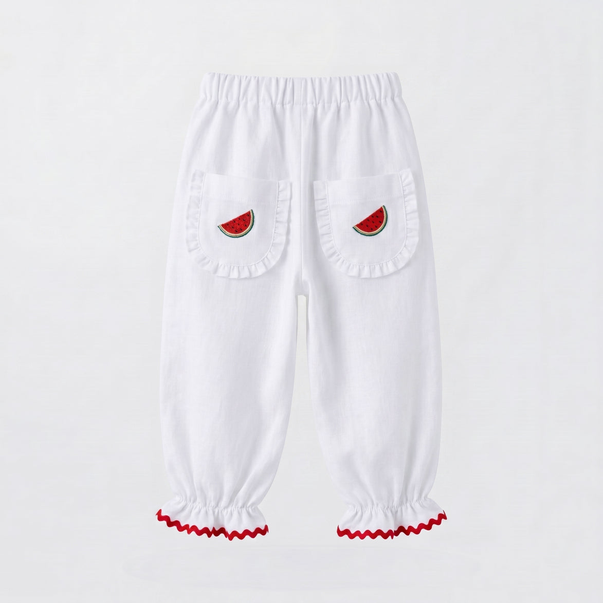 Pantalón blanco sandías