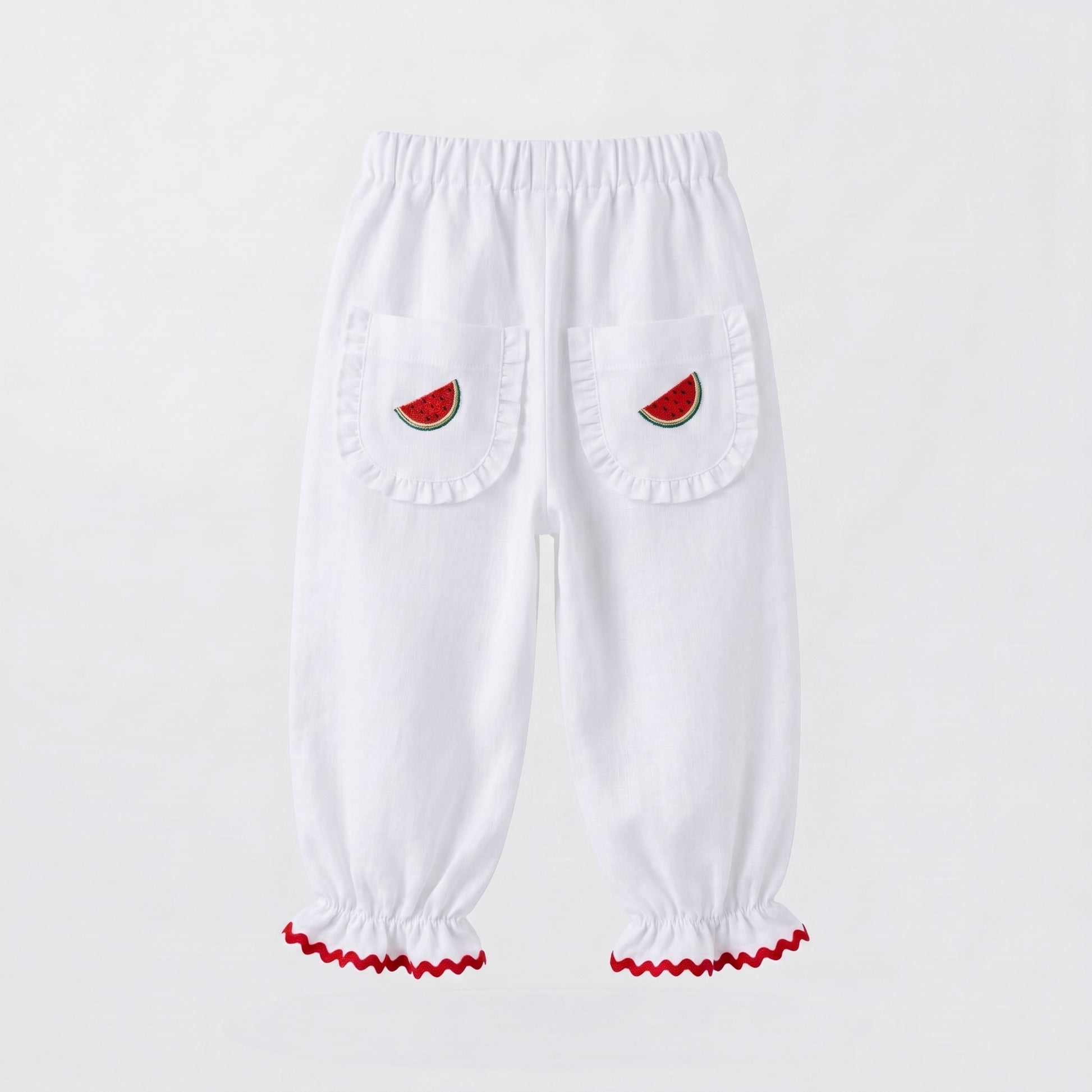 Pantalón blanco sandías