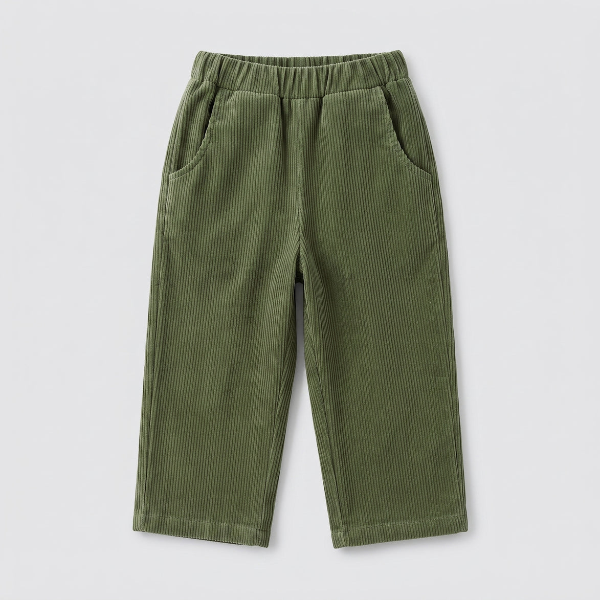 Pantalón largo pana verde caza